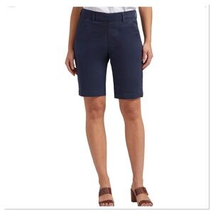 Jag Jeans Women's Maddie Mid-Rise Shorts in Navy Blue